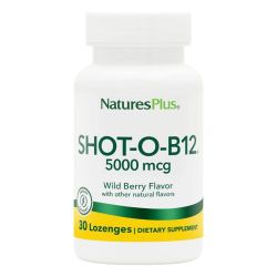 Nature's Plus Shot-O-B12 5000mcg Lozenges 30