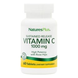 Nature's Plus Vitamin C 1000mg with Rose Hips Sustain Release Tabs 60