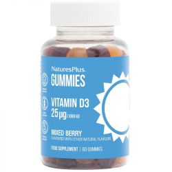 Nature's Plus Vitamin D3 1000iu Gummies 60
