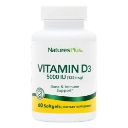  NaturesPlus Vitamin D3 5000iu Softgels 60