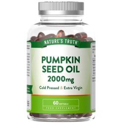 Nature's Truth Pumpkin Seed Oil 2000mg Softgels 60