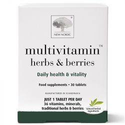 New Nordic Multi Vitamin Herbs & Berries Tablets 30