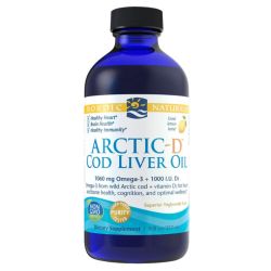 Nordic Naturals ArcticD Cod Liver Oil Lemon 237ml