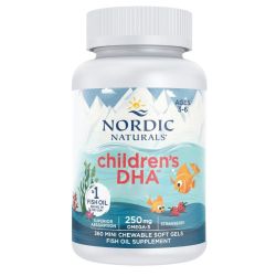 Nordic Naturals Children's DHA 250mg Omega-3 Strawberry Mini Softgels 360