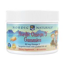 Nordic Naturals Nordic Omega-3 82mg Tangerine Treats Gummies 60