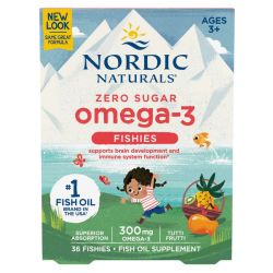 Nordic Naturals Nordic Omega-3 300mg Yummy Tutti Frutti Fishies 36