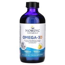 Nordic Naturals Omega-3D 1560mg Lemon 237ml