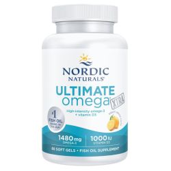 Nordic Naturals Ultimate Omega Xtra 1480mg Lemon Softgels 60