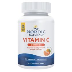 Nordic Naturals Vitamin C 250mg Tangerine Gummies 120