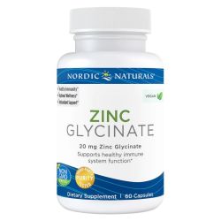 Nordic Naturals Zinc Glycinate 20mg Capsules 60