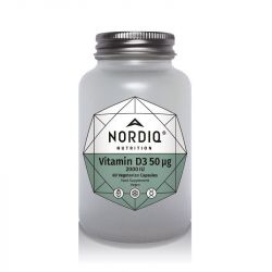 NORDIQ Nutrition Vitamin D3 50µg 2000iu Capsules 60