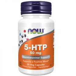 NOW Foods 5-HTP 50mg Capsules 30