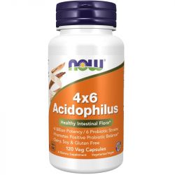 NOW Foods Acidophilus 4X6 Capsules 120