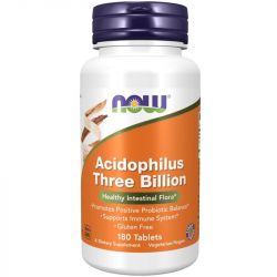 NOW Foods Acidophilus Three Billion Tablets 180