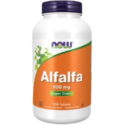 NOW Foods Alfalfa 650mg Tablets 500