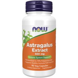 NOW Foods Astragalus Extract 500mg Capsules 90
