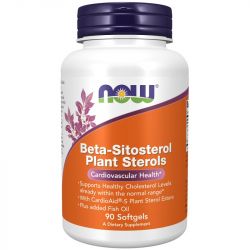 NOW Foods Beta-Sitosterol Plant Sterols Softgels 90