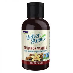 NOW Foods Better Stevia Liquid Cinnamon Vanilla 59ml