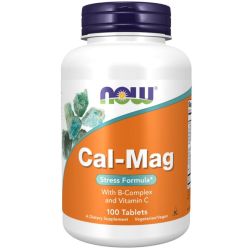 NOW Foods Cal-Mag with B-Complex and Vitamin C Tablets 100