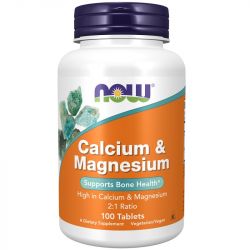 NOW Foods Calcium & Magnesium Tablets 100