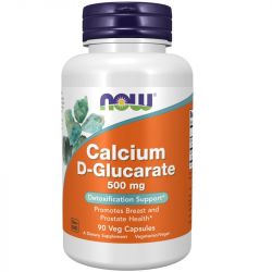 NOW Foods Calcium D-Glucarate 500mg Capsules 90