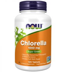 NOW Foods Chlorella 1000mg Tablets 120