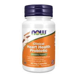 NOW Foods Clinical Heart Health Probiotic Capsules 60 Main Image