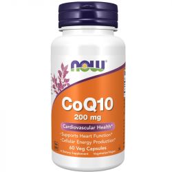 NOW Foods CoQ10 200mg Capsules 60