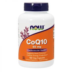 NOW Foods CoQ10 60mg Capsules 180