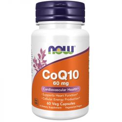 NOW Foods CoQ10 60mg Capsules 60