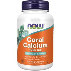 NOW Foods Coral Calcium 1000mg Capsules 100