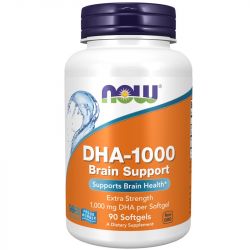 NOW Foods DHA-1000 Brain Support Softgels 90