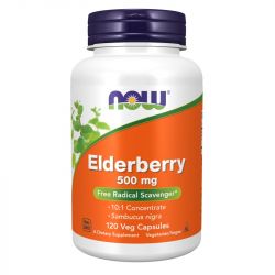 NOW Foods Elderberry 500mg Capsules 120