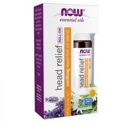 NOW Foods Essential Oil Head Relief Blend Roll-On 10ml