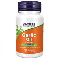 NOW Foods Garlic Oil 1500mg Softgels 100