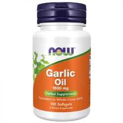 NOW Foods Garlic Oil 1500mg Softgels 100
