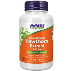 NOW Foods Hawthorn Extract 600mg Extra Strength Capsules 90