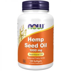 NOW Foods Hemp Seed Oil 1000mg Softgels 120