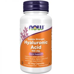 NOW Foods Hyaluronic Acid 100mg Double Strength Capsules 60
