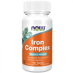 NOW Foods Iron Complex Tablets 100