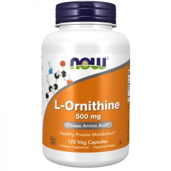 NOW Foods L-Ornithine 500mg Capsules 120