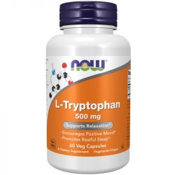 NOW Foods L-Tryptophan 500mg Capsules 60