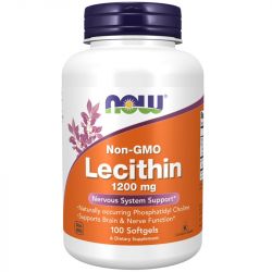 NOW Foods Lecithin 1200mg Non-GMO Softgels 100