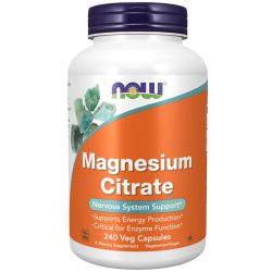 NOW Foods Magnesium Citrate 400mg Capsules 240