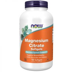 NOW Foods Magnesium Citrate Softgels 180