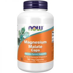 NOW Foods Magnesium Malate Capsules 180