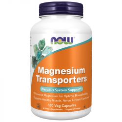 NOW Foods Magnesium Transporters Capsules 180