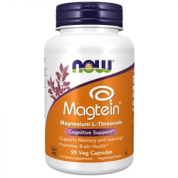 NOW Foods Magtein Magnesium L-Threonate Capsules 90