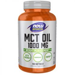 NOW Foods MCT Oil 1000mg Softgels 150
