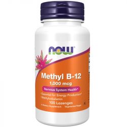 NOW Foods Methyl B-12 1000mcg Lozenges 100
